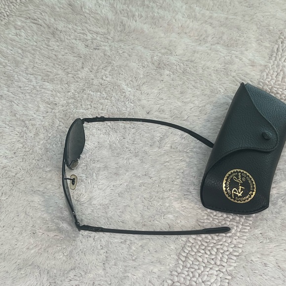 Ray-Ban RB8302 Carbon Fiber Sunglasses Black Frame Green Lenses Made in Italy - Picture 4 of 11